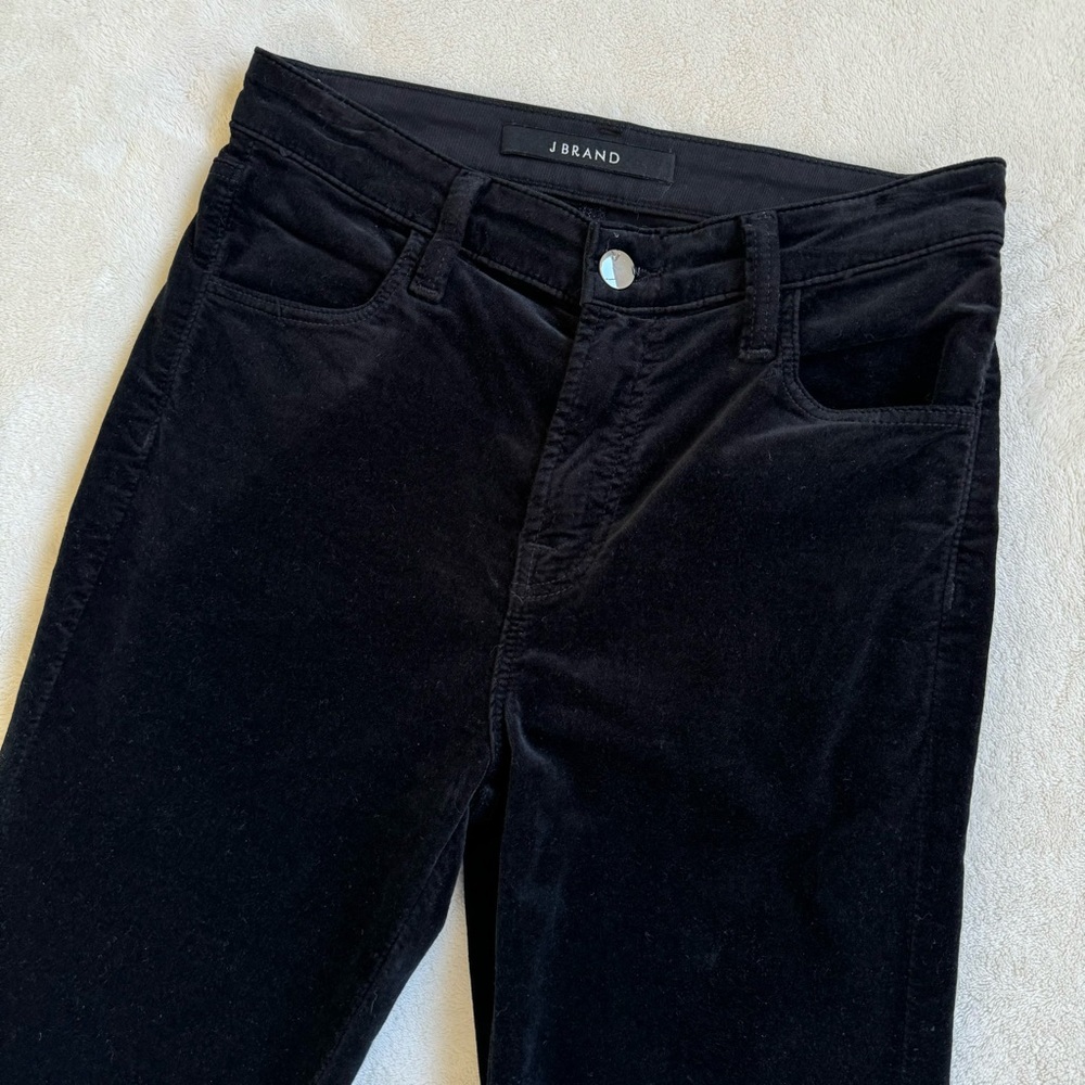 J Brand Maria High Rise Luxe Velveteen Jean View 3